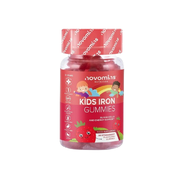 NOVOMINS Kids Iron 30 Gummies (Case 120)