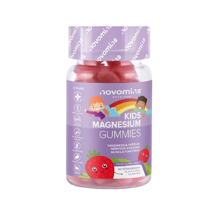 NOVOMINS Kids Magnesium 30 Gummies (Case 120)