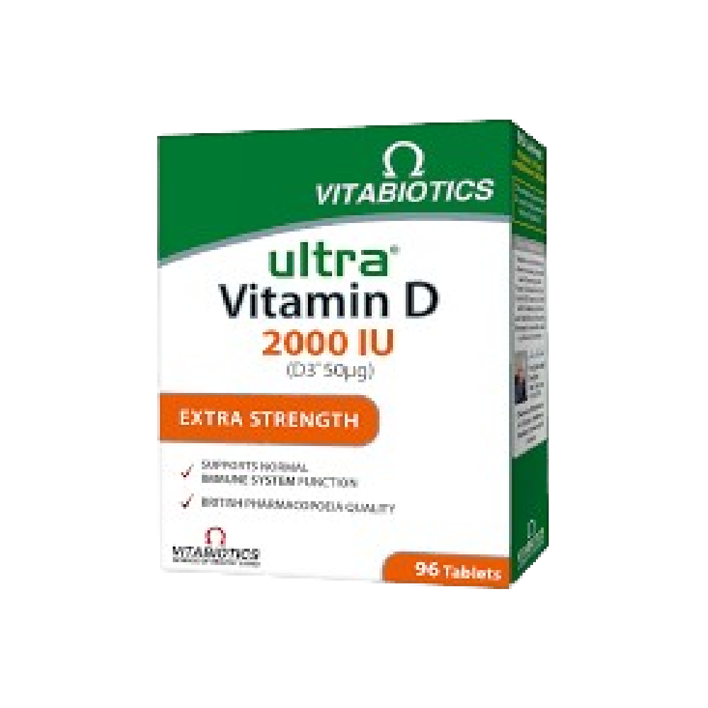 VITABIOTICS Ultra Vitamin D 1000IU 96 Tablets - Longdan Official