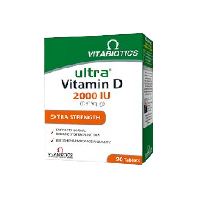 VITABIOTICS Ultra Vitamin D 1000IU 96 Tablets - Longdan Official