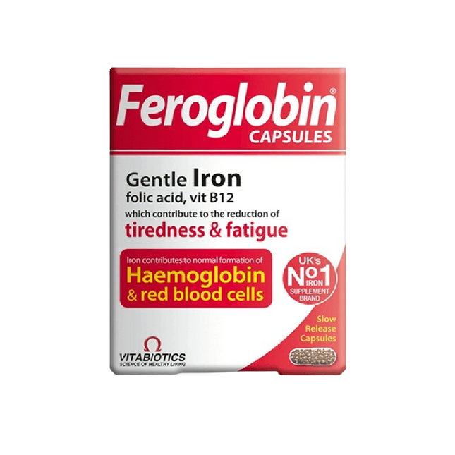 VITABIOTICS Feroglobin B12 30 Capsules - Longdan Official