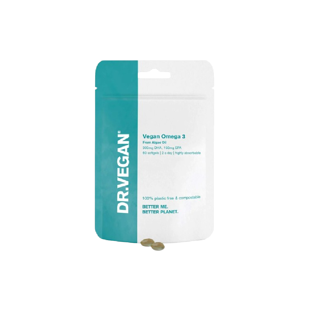 DR VEGAN Omega 3 300mg DHA 150 EPA 60 Capsules (Case 5)