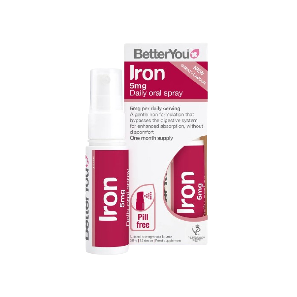 BETTER YOU Iron Daily Oral Spray 5mg 25ML - Longdan Official