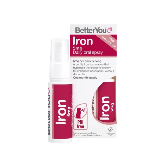 BETTER YOU Iron Daily Oral Spray 5mg 25ML - Longdan Official