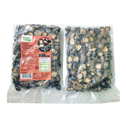 VEGAN VILLAGE Dried Shiitake Mushroom 1kg (Case 10)