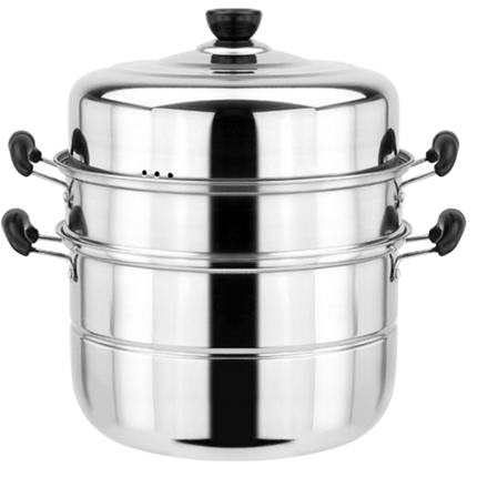 SHUANG YING Double Layer And Double Bottom Steamer 28cm (Case 12)
