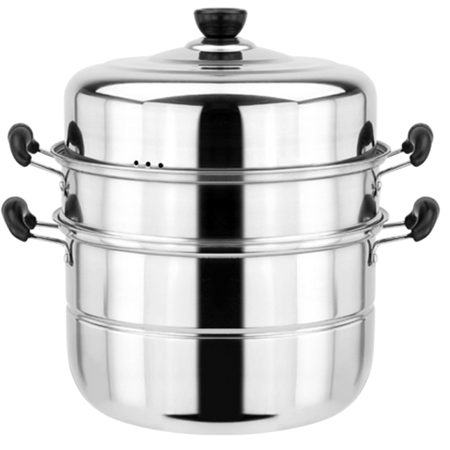 SHUANG YING Double Layer And Double Bottom Steamer 28cm (Case 12)