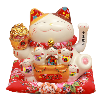 Longdan Lucky Cat 8 Inches (Case 12)