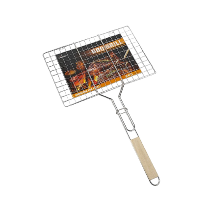 QIN XING Flat Plate Barbecue Net 36.5 x 25cm, L 62cm (Case 36)