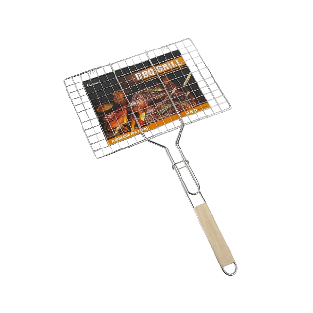 QIN XING Flat Plate Barbecue Net 36.5 x 25cm, L 62cm (Case 36)