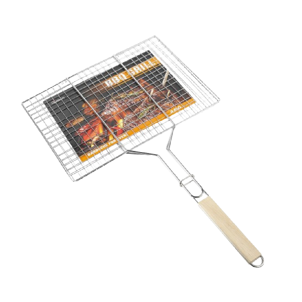 QIN XING Flat Plate Barbecue Net 43.5 x 30.5cm, L 71cm (Case 30)
