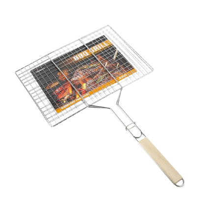 QIN XING Flat Plate Barbecue Net 43.5 x 30.5cm, L 71cm (Case 30)
