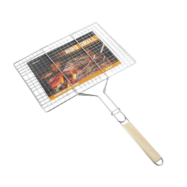 QIN XING Flat Plate Barbecue Net 43.5 x 30.5cm, L 71cm (Case 30)
