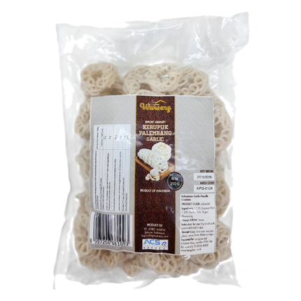 Waroeng Kerupuk Palembang Garlic 250g (Case 20)