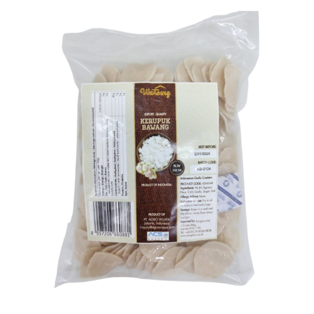 Waroeng Kerupuk Bawang 250g (Case 20)
