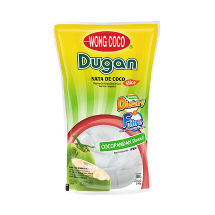 WONG COCO Nata De Coco Dugan 360g (Sliced) (Case 24)