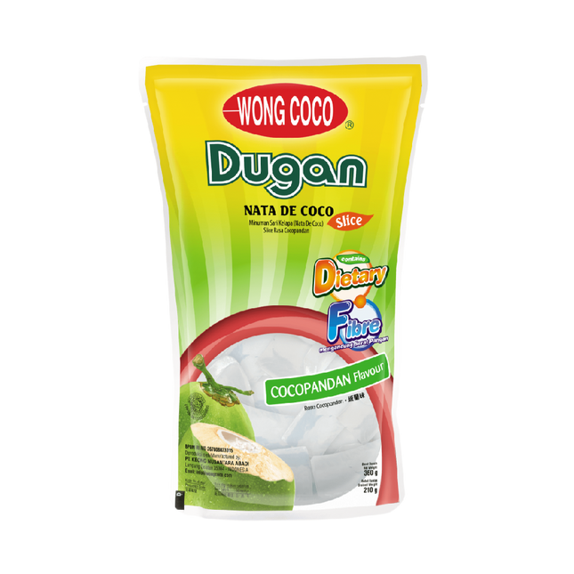 WONG COCO Nata De Coco Dugan 360g (Sliced) (Case 24)