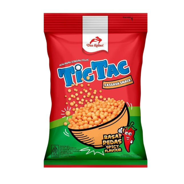 TIC TAC Cassava Snack - Chilli 80g (Case 50)