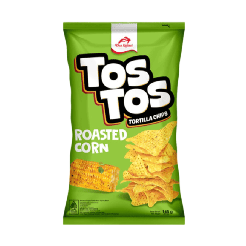 TOS TOS Tortilla Chips - Roasted Corn Flv 145g (Case 20)