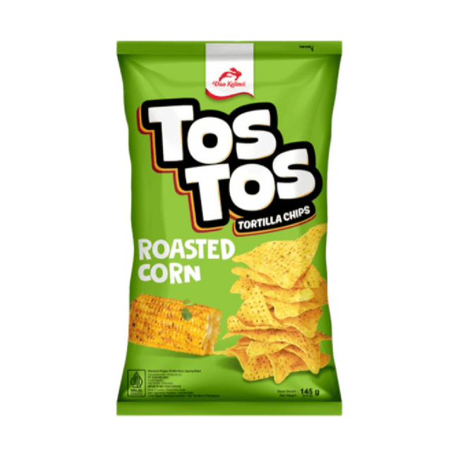 TOS TOS Tortilla Chips - Roasted Corn Flv 145g (Case 20)