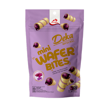 DEKA Mini Wafer Bites Ube 72g (Case 24)
