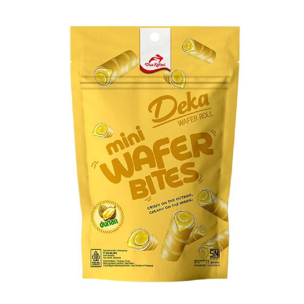 DEKA Mini Wafer Bites Durian 72g (Case 24)