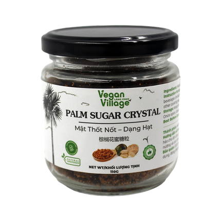 VEGAN VILLAGE Palm Sugar Crystal 110g (Case 12)