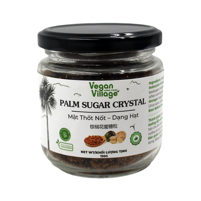 VEGAN VILLAGE Palm Sugar Crystal 110g (Case 12)