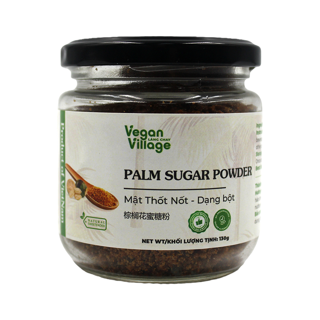 VEGAN VILLAGE Palm Sugar Powder 130g (Case 12)
