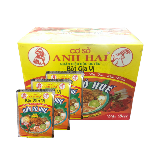Anh Hai Bun Bo Hue Soup Powder 10g (Case 600)