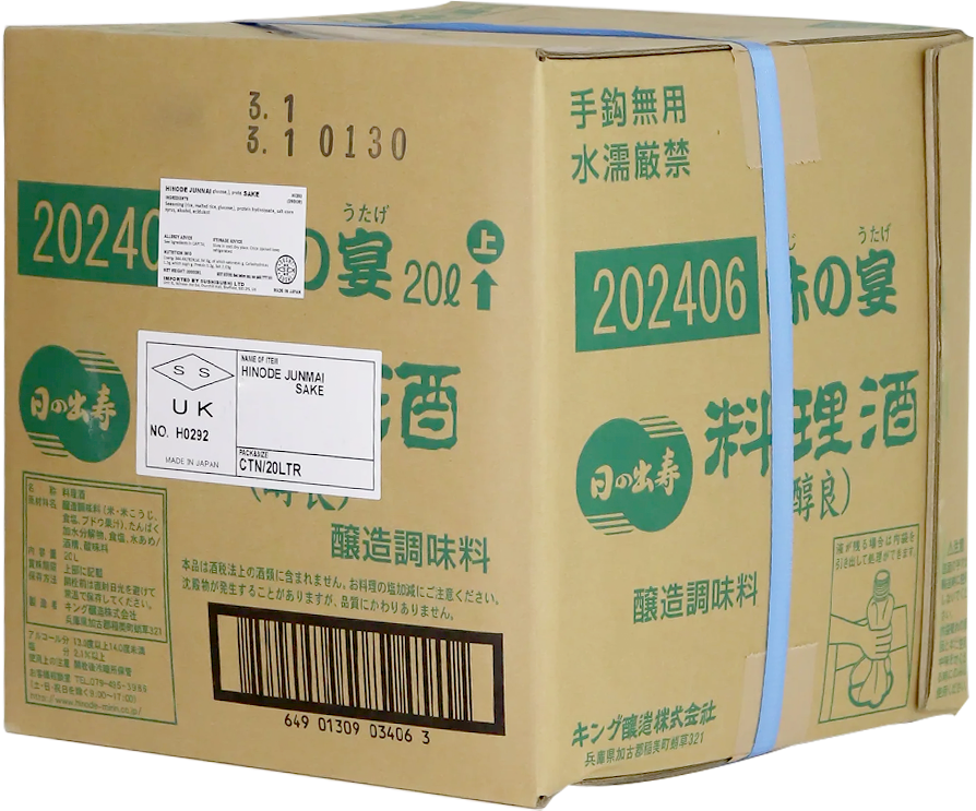 KING BREWERY Cooking Sake 20L 14.5 - 15.5% (Unit)