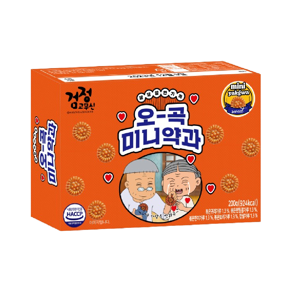 HYOSUNG Korean Traditional Mini Cookie Yakgwa 200g (Case 16)