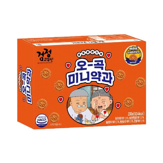 HYOSUNG Korean Traditional Mini Cookie Yakgwa 200g (Case 16)