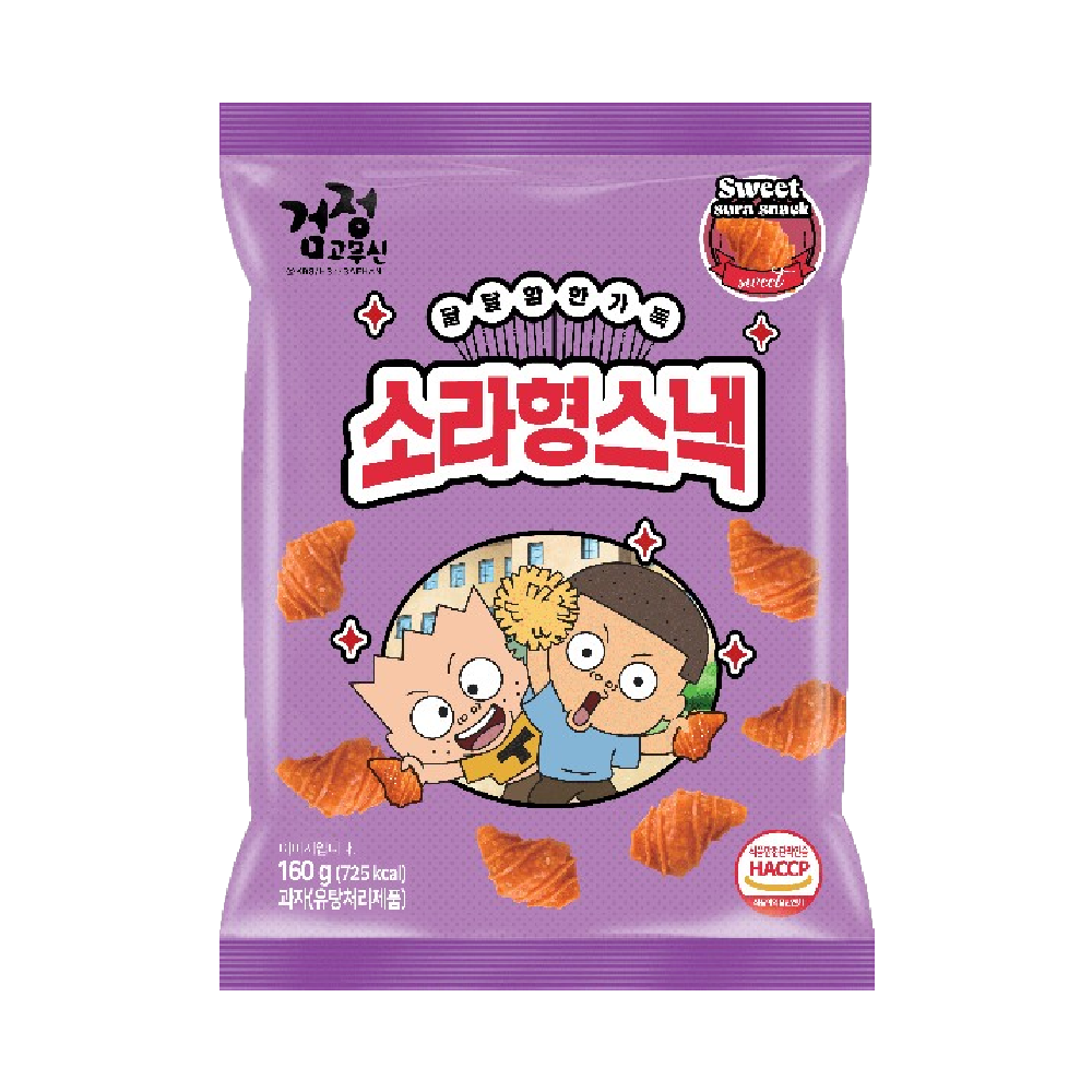 HYOSUNG Korean Traditional Snack Shell Shape 160g (Case 16)