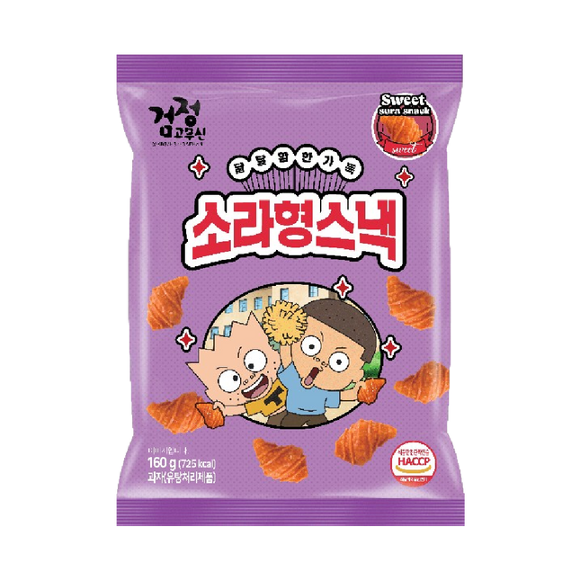 HYOSUNG Korean Traditional Snack Shell Shape 160g (Case 16)