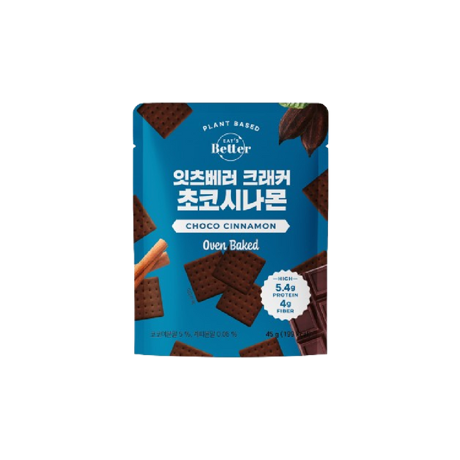 EAT's Better Cracker Choco Cinnamon 45g (Case 30)