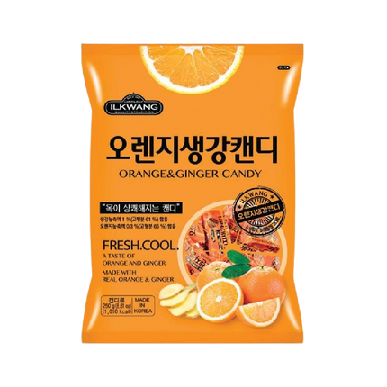 ILGWANG Orange Ginger Candy 250g - Longdan Official