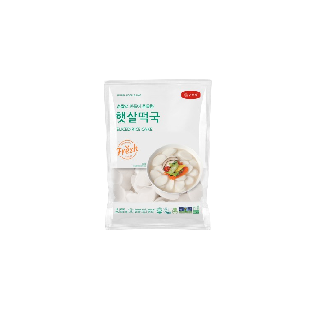 GUNGJUNBANG Ambient Sliced Rice Cake 500g (Case 20)