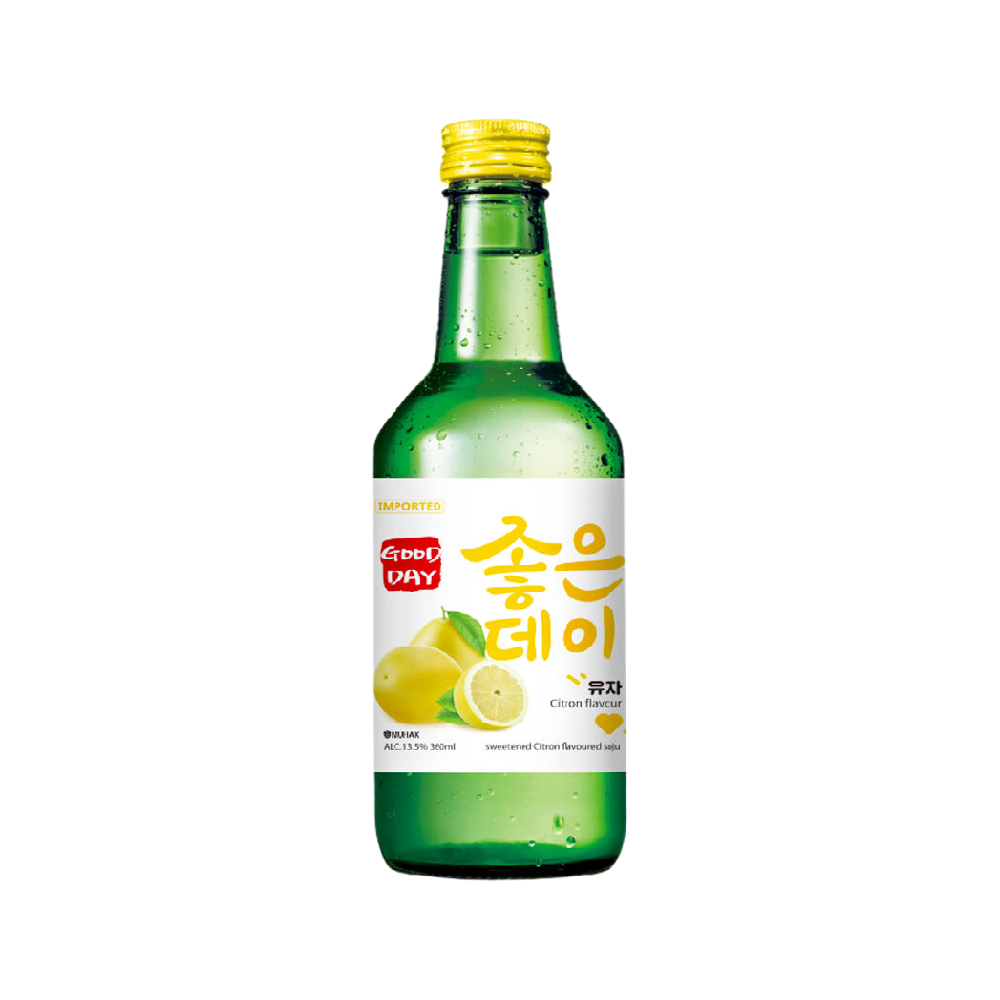 MUHAK Good Day Soju Citron Flavour Alc 13.5% 360ml (Case 20)