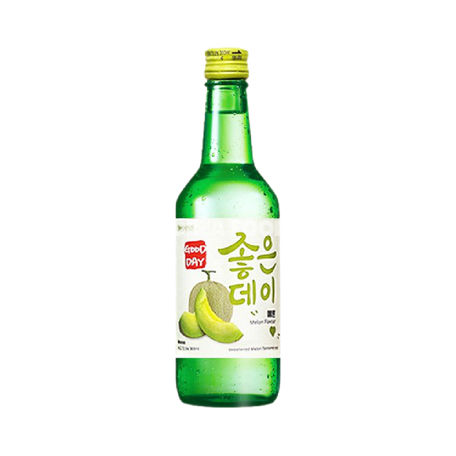 MUHAK Good Day Soju Melon Flavour Alc 13.5% 360ml (Case 20)