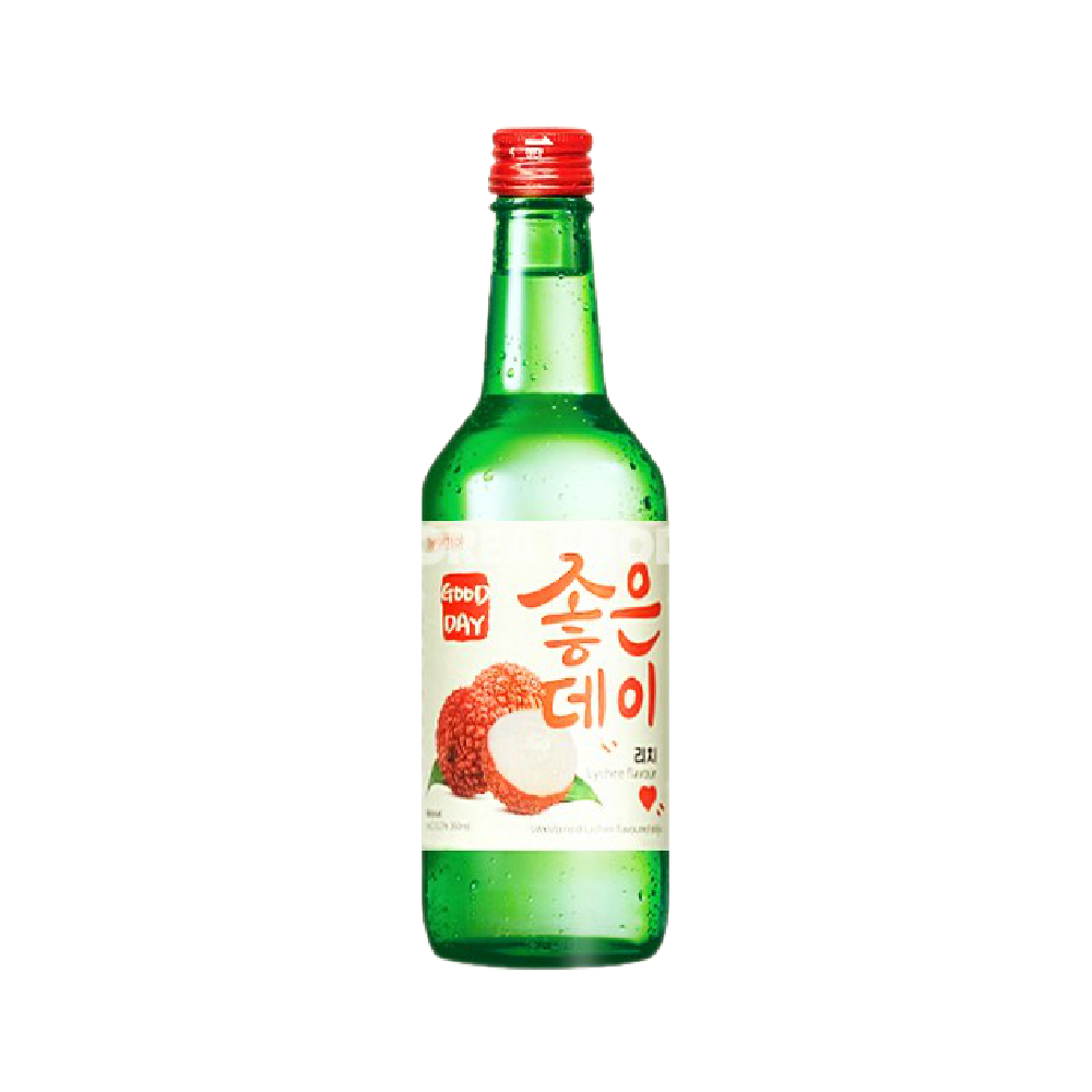 MUHAK Good Day Soju Lychee Flavour Alc 12.5% 360ml (Case 20)
