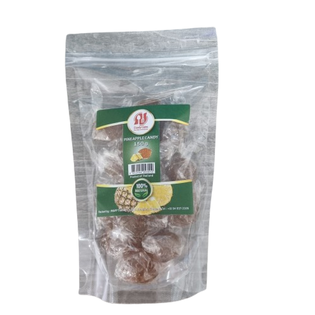 FOODY GAINS Pineapple Candy 150g (Case 25)