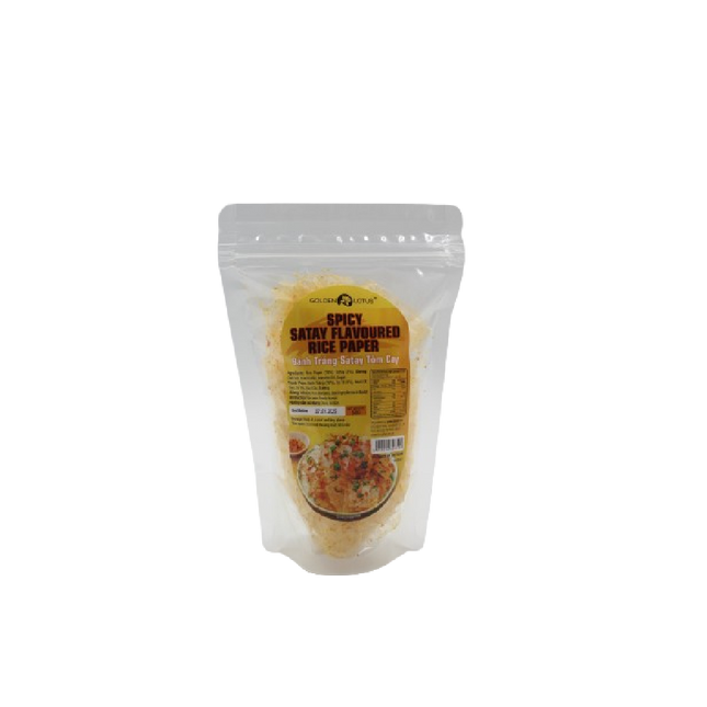 Golden Lotus Spicy Satay Flavored Rice Paper 50G (Case 50)