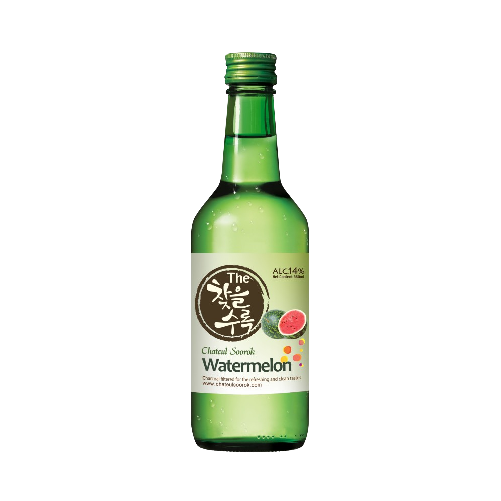 CHATEUL SOOROK Watermelon Soju 14% 360ml (Case 20)