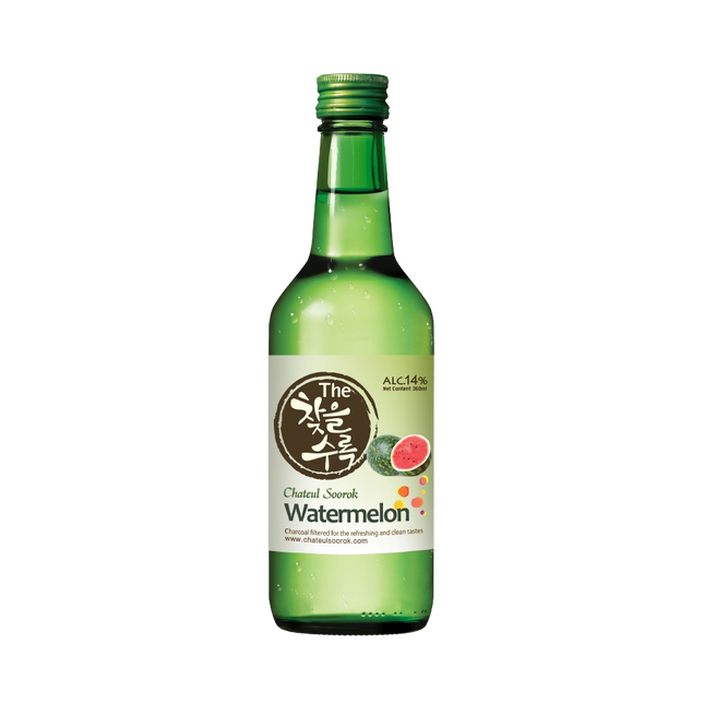 CHATEUL SOOROK Watermelon Soju 14% 360ml (Case 20)
