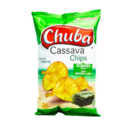 CHUBA Caasava Chips Seaweed Flavour 120g (Case 16)