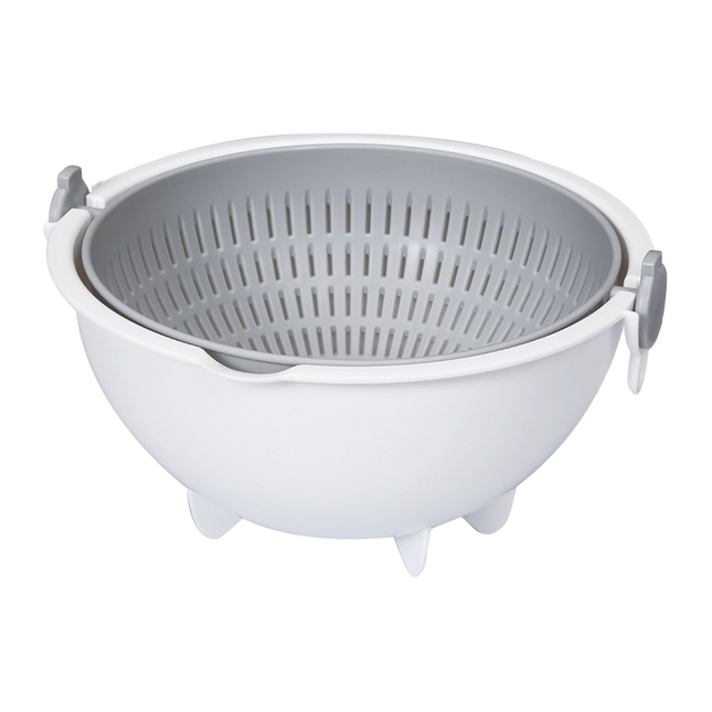 KOKUBO Spin Wheel Colander Small - Grey (Case 60)