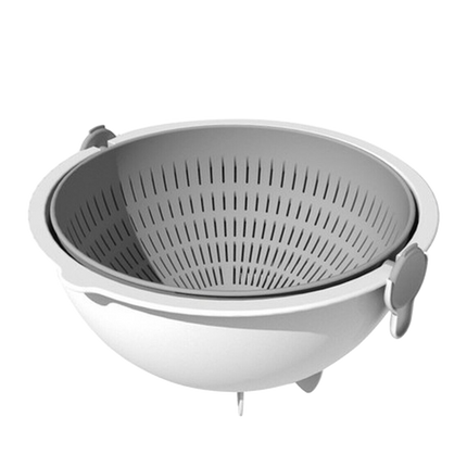 KOKUBO Spin Wheel Colander Large - Grey (Case 60)