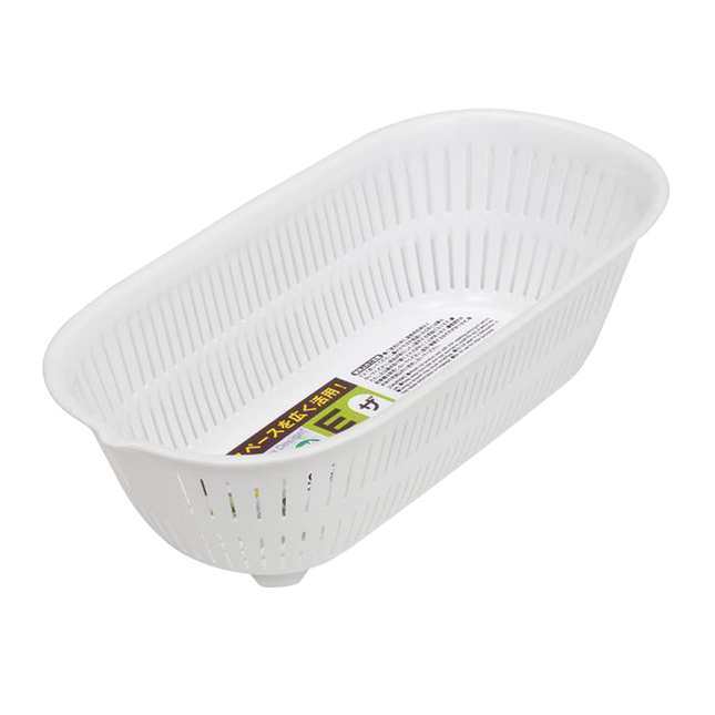 KOKUBO Oval Colander - White (Case 120)