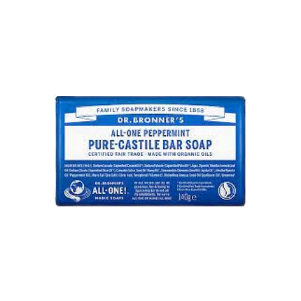 DR.BRONNER'S Peppermint Pure-Castile Bar Soap 140g - Longdan Official
